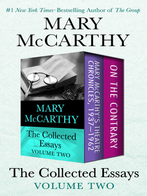 cover image of The Collected Essays Volume Two